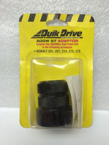 Quik Drive QD2000 ADDW 97 Adaptor For DeWalt 251, 257, 274, 275, 276