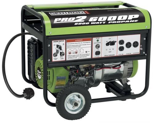 New gentron pro2 6000w propane powered portable generator for sale