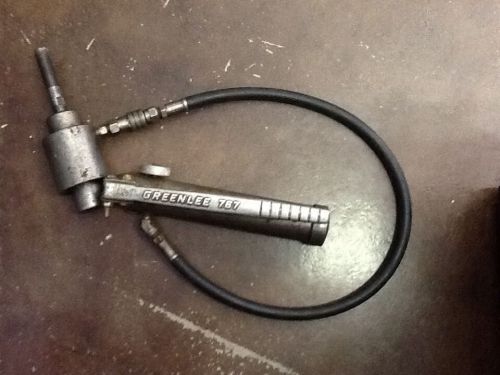 Greenlee 767 hand pump, hose, and draw stud. for sale
