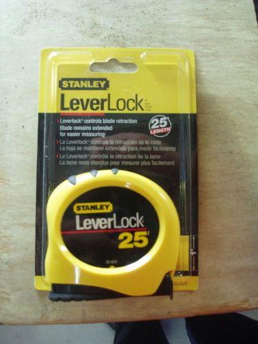 STANLEY LeverLock 25&#039; tape measure  NIP