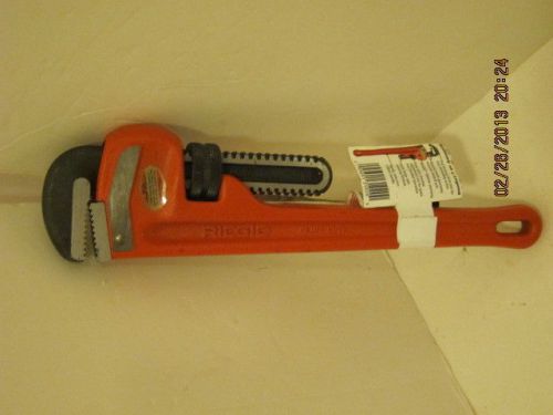 Ridgid 31020 14-inch heavy-duty straight pipe wrench brand new stock never used! for sale