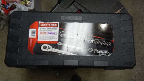 New Craftsman 16 Piece Socket Wrench Set 12 Point 3/4&#034; Drive 946304 |G5
