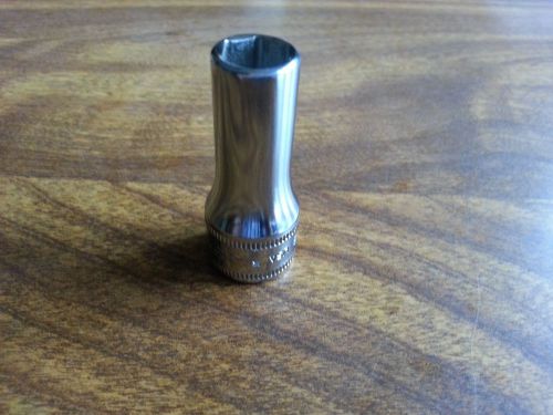 SNAP-ON FSMS9 Socket, Metric, 9mm, Semi Deep, 6-Point, 3/8&#034; Drive