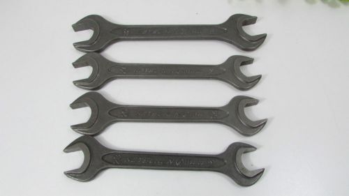 Netsuren Metric Dual Open End Wrench Set, 21 X 23, 23 X 26, 24 X 27, &amp; 30 32 mm