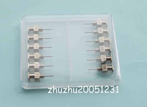 1/4&#034;  21g 24pcs  blunt stainless steel dispensing syringe needle tips for sale