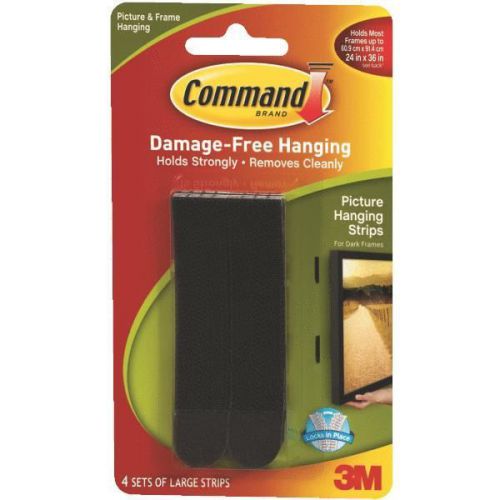 3M 17206-4PK Command Picture Hanging Adhesive Strip-CMND WHT PICT HANG STRIP