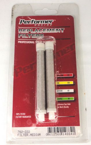 Performer professional sprayer filters 782-222 medium for sale