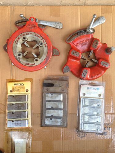Ridgid 811 pipe threader die head w/ extra sets of die/chasers - gently used for sale