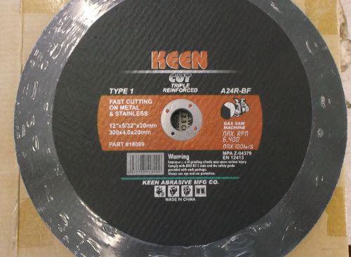 5pc KEEN 12&#034; Cut Saw Blade (Metal &amp; Stainless) ID 9206 BT