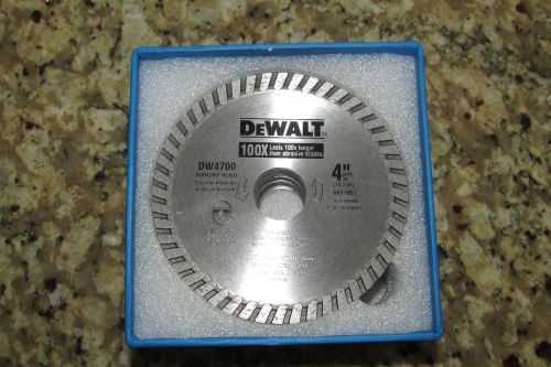(Lot of 20) DeWALT DW4700 Diamond Blade 4&#034; x 7/8 Arbor Dry/Wet 100X