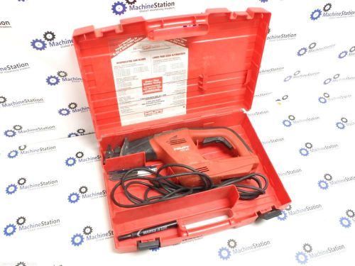 Hilti wsr 900-pe orbital reciprocating saw + (5) assorted blades &amp; case for sale