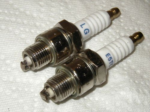 Predator harbor freight 79 cc and 99 cc engine parts - two  lg  e5tc spark plugs for sale