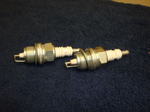 Champion w-89d spark plugs (2)  and &#034;freebie mystery plug&#034; for sale