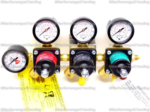 New cornelius triple gauge high, mid &amp; low pressure co2 regulator for sale