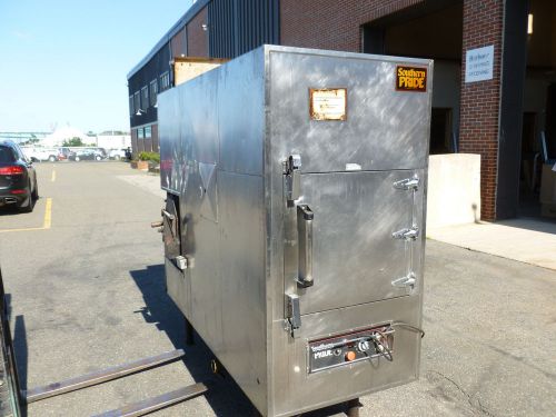 Southern pride bbq commercial smoker - gas &amp; wood - xlr-600-slsr - used for sale