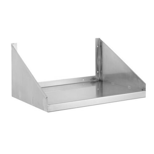 Stainless steel wall mount  microwave shelf - 18&#034; deep for sale