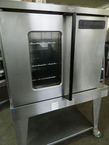Garland master 410 single deck standard depth natural gas convection oven for sale