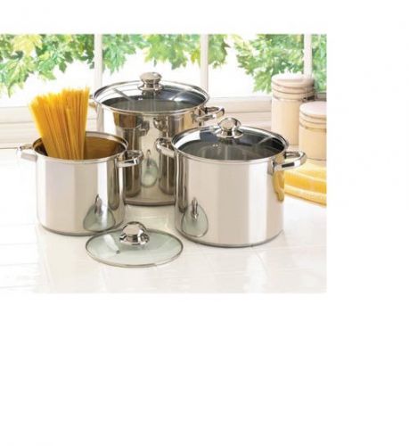 Stainless steel stock pot set for sale