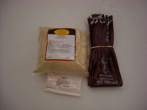Deer venison salami kit makes 25 lbs includes seasoning, casings, cure for sale