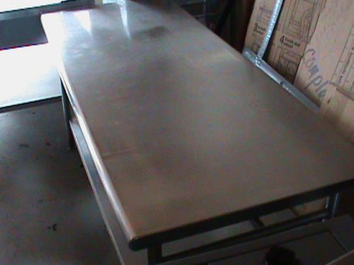 30x72 stainless table comercial