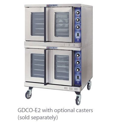 Bakers gdco-e2 convection oven, full size, electric, double deck, synchronized d for sale
