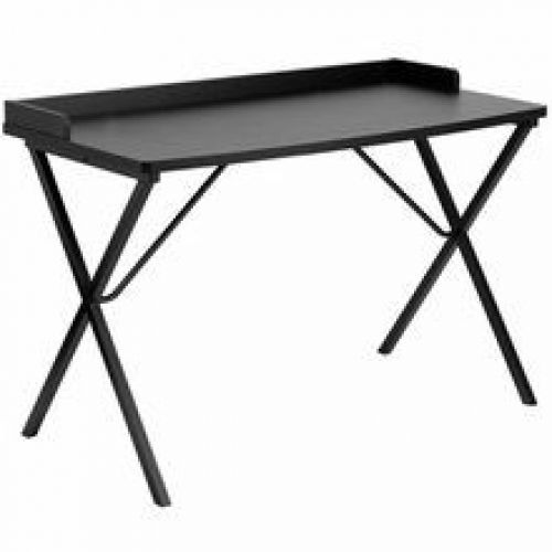 Flash furniture nan-2140-bk-gg black computer desk for sale