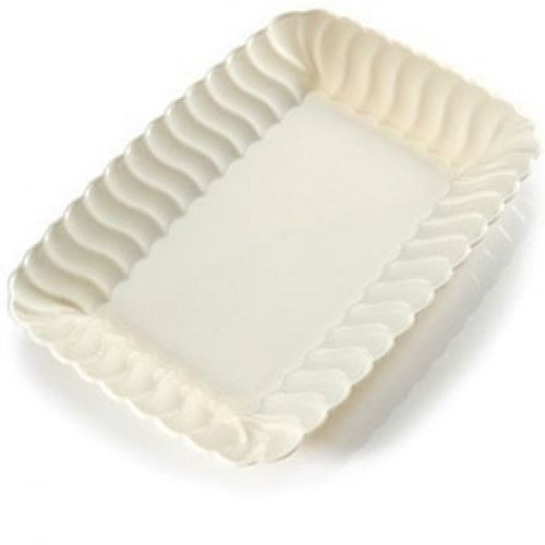 257 Flairware 5&#034; x 7&#034; Snack Tray-252 pcs White
