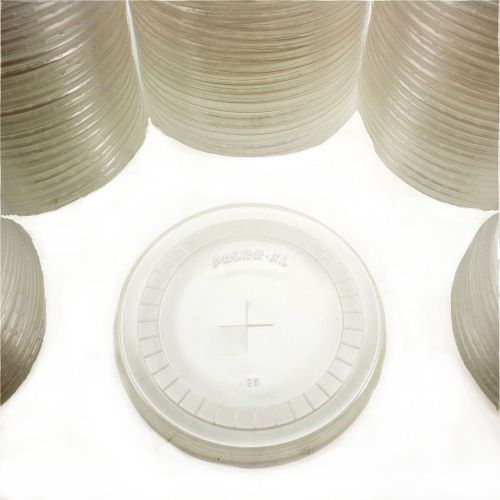 1,000 polar clear plastic xl lid straw slot 55950 for tumbler cup restaurant lot for sale