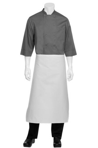 Bar chef apron  nip poly/cotton ~ white ~ chef works! that true mixologist look! for sale