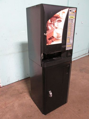 &#034;necta - zanussi brio type&#034;. 8 coffee flavors vending machine w/coin acceptor for sale