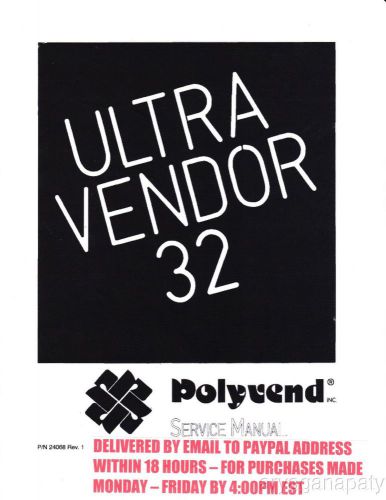 Polyvend Ultra Vendor 32 (50 Pages) PDF sent by email