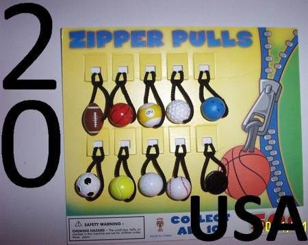 KIDS ZIPPER PULLS PARTY FAVORS GIFTS BIG FILLED VENDING CAPSULES Childrens Toys