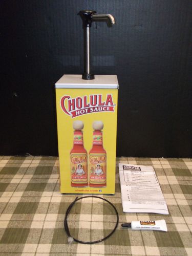 Server ss-bp-1/2 single stand stainless steel condiment pump cholula l@@k! for sale