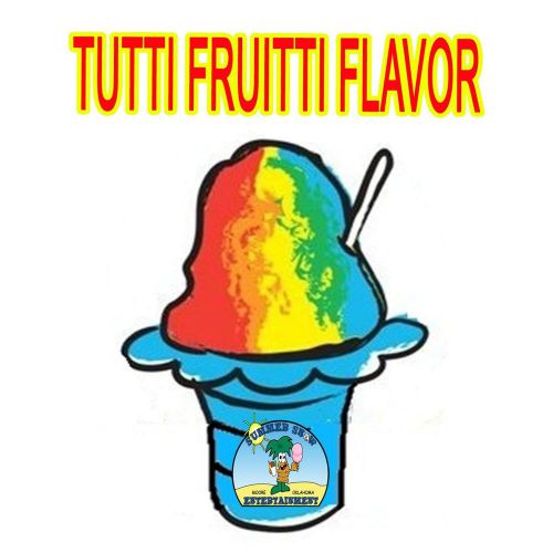 TUTTI FRUITTI MIX Snow CONE/SHAVED ICE Flavor QUART #1CONCESSION SUPPLIES
