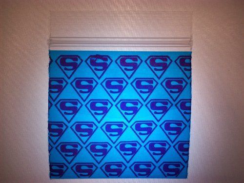 Printed Mini-ZipLock - Zip Lock Bags/Baggies -300 - 2&#034;w X 2&#034;h? Superman