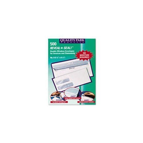 Quality Park Reveal-n-Seal Double Window Envelope