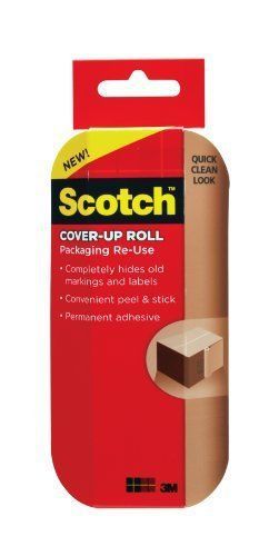 Scotch brown cover-up roll - 6&#034; width x 15 ft length - reusable, (rucur15) for sale