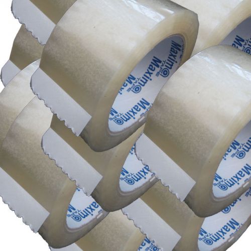 Lot 10, Packing Tapes 2&#034; 110 YDS (48mm x 100M) Clear, 1.8MIL, Package, Shipping
