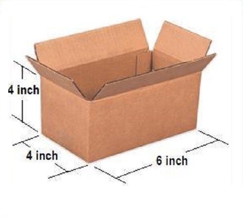 LOT 150 Small Cardboard Shipping Boxes 6/4/4 inch BOX