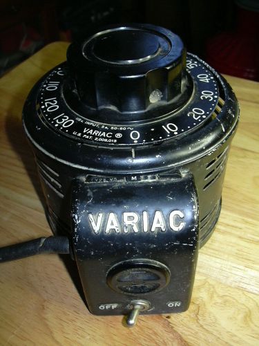 General Radio Co. Variac Type V5 Mt Transformer, 5 Amp**