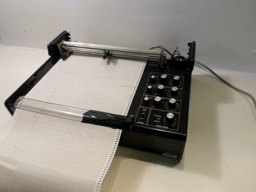 Linear instruments model 395 pen plotter w/ chart paper ~ powers on for sale