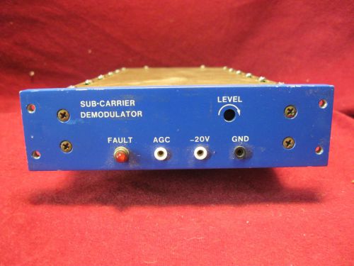 Microwave Associates Subcarrier Demodulator