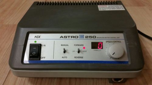 NSK ASTRO E250 BRUSHLESS MOTOR CONTROL UNIT , USED