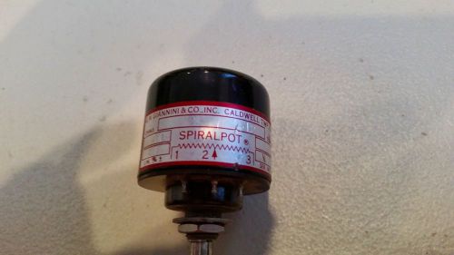 Vintage NOS Precision 2500K G M Giannini Spiral Pot Potentiometer