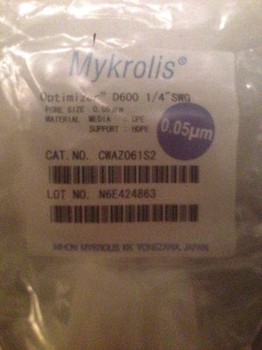 Mykrolis Optimizer D600 1/4&#034; 0.05um Filter Cartridge
