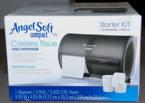 Angel Soft Compact Coreless Tissue and Dispenser