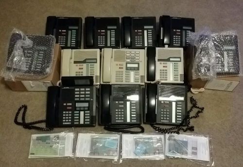 Lot of 12 MERIDIAN NORSTAR M7 Series Office Phones 1 x M7310, 11x M7208(2 New)