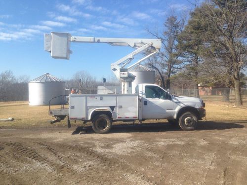 2003 ford f550 4x4 bucket truck diesel for sale
