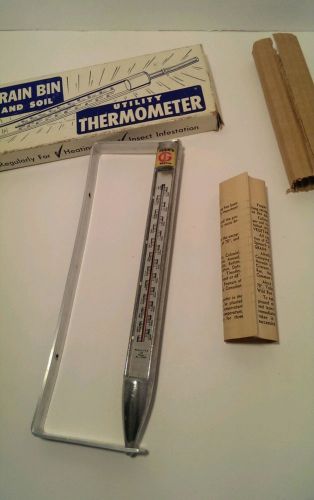 Grain Bin and Soil Utility Thermometer, D and L, Funk Bros, Original Packaging