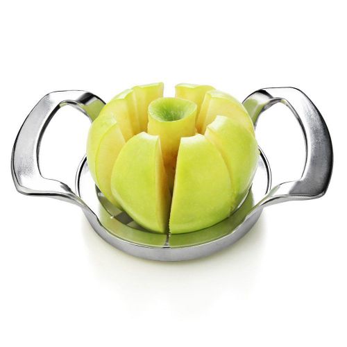 New Star Foodservice 42887 Heavy Duty Commercial Apple Corer and Divider, Silver